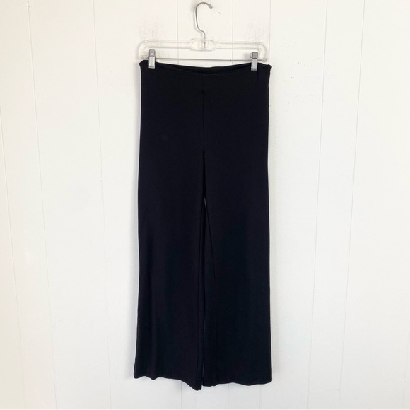 J McLaughlin Pants in Black Wide Straight Leg Womens 28” Waist Stretch - Picture 1 of 15